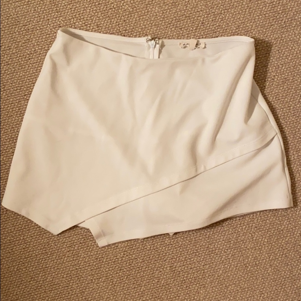 White Skort